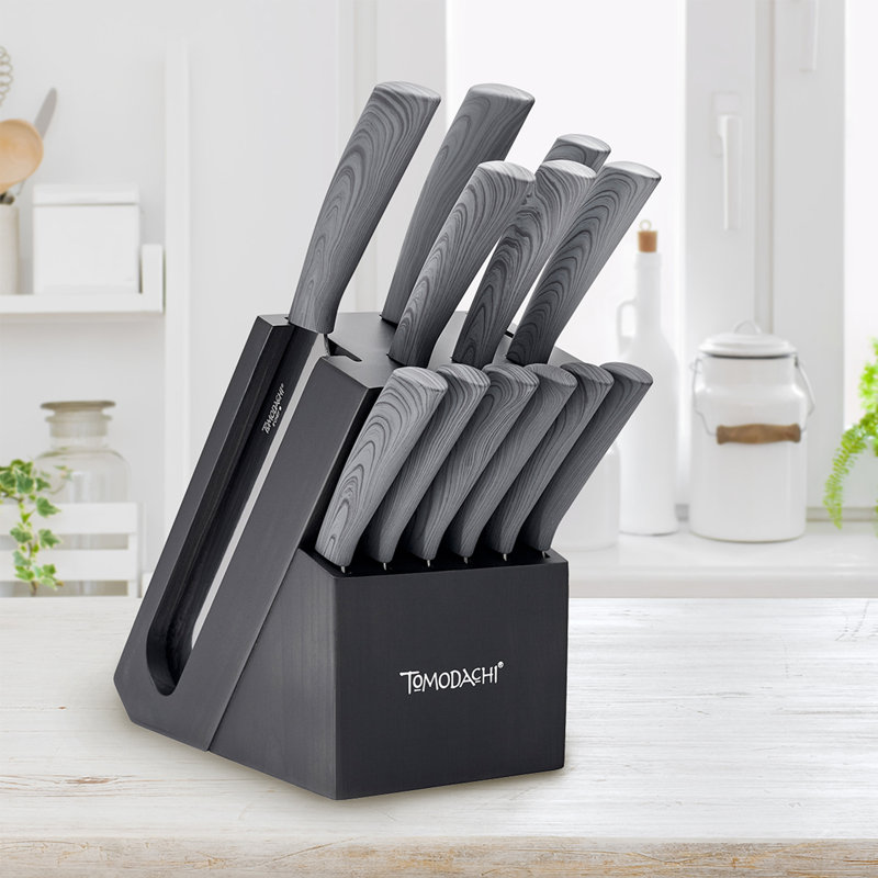 Tomodachi Raintree Ash 13 Piece Cutlery Knife Block Set & Reviews